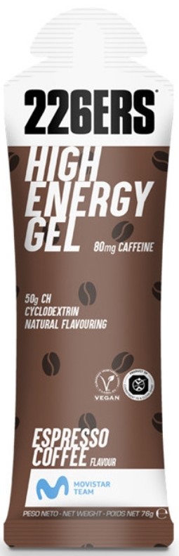 GEL HIGH ENERGY 76 GRS CAFE EXPRESSO + CAFEINE