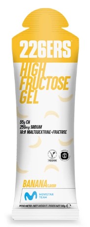 GEL HIGH FRUCTOSE 80GRS BANANE