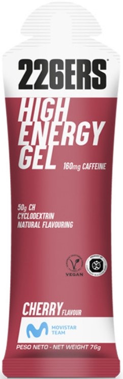 GEL HIGH ENERGY 76 GRS CERISE + CAFEINE